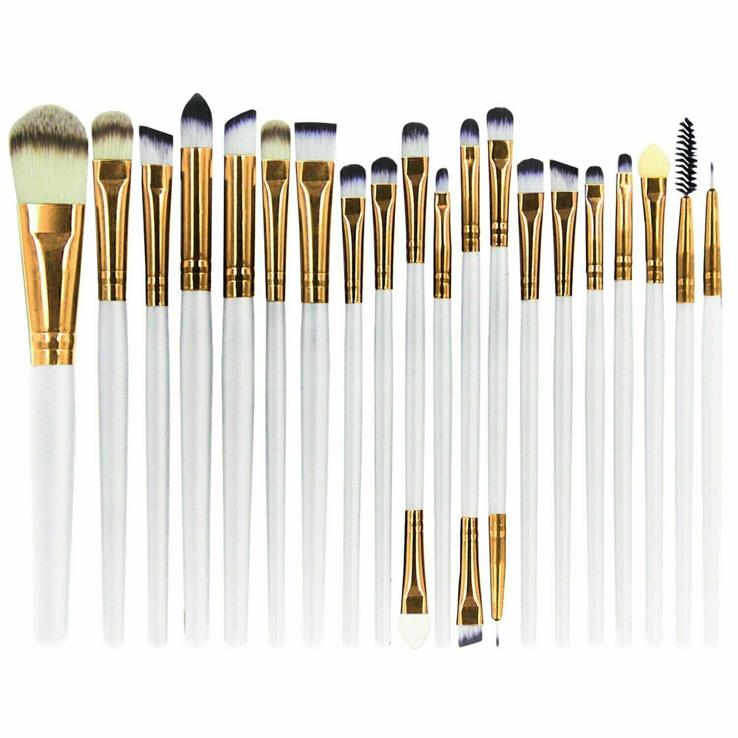Professional Cosmetic Makeup Brushes Set for Face, Lips, Eyes (20 Piece Kit)