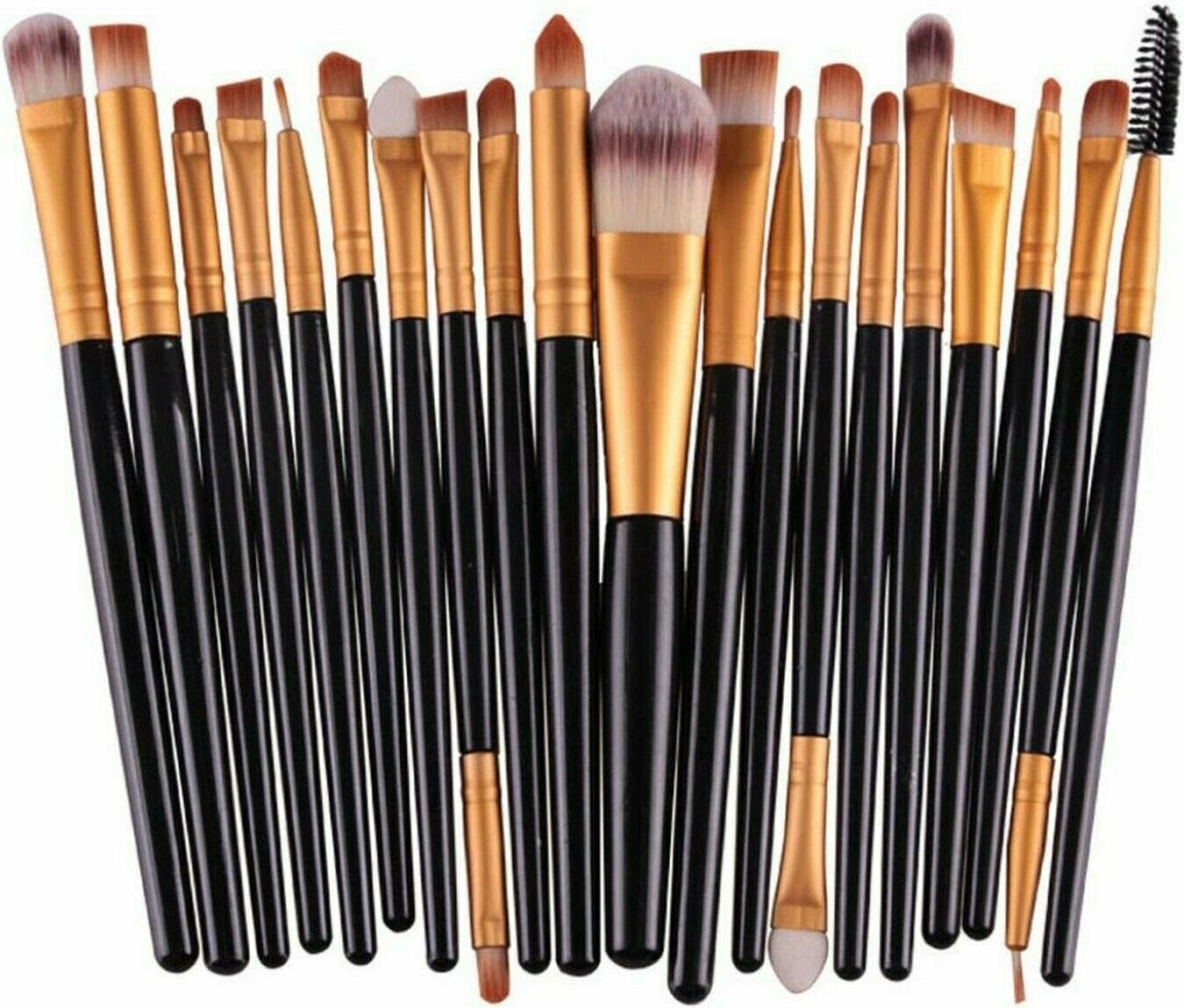 Professional Cosmetic Makeup Brushes Set for Face, Lips, Eyes (20 Piece Kit)