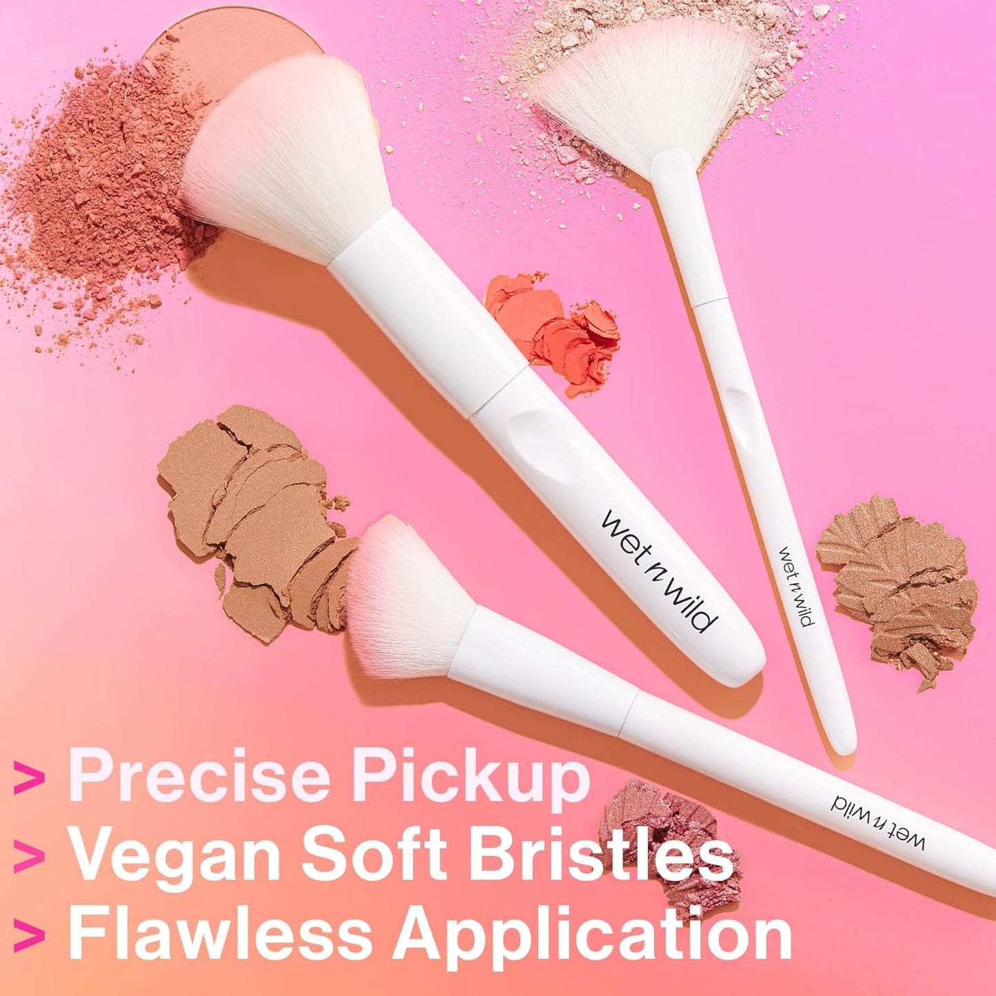 Powder Brush, Ultra-Plush Synthetic Bristles for Flawless Application, Soft Touc